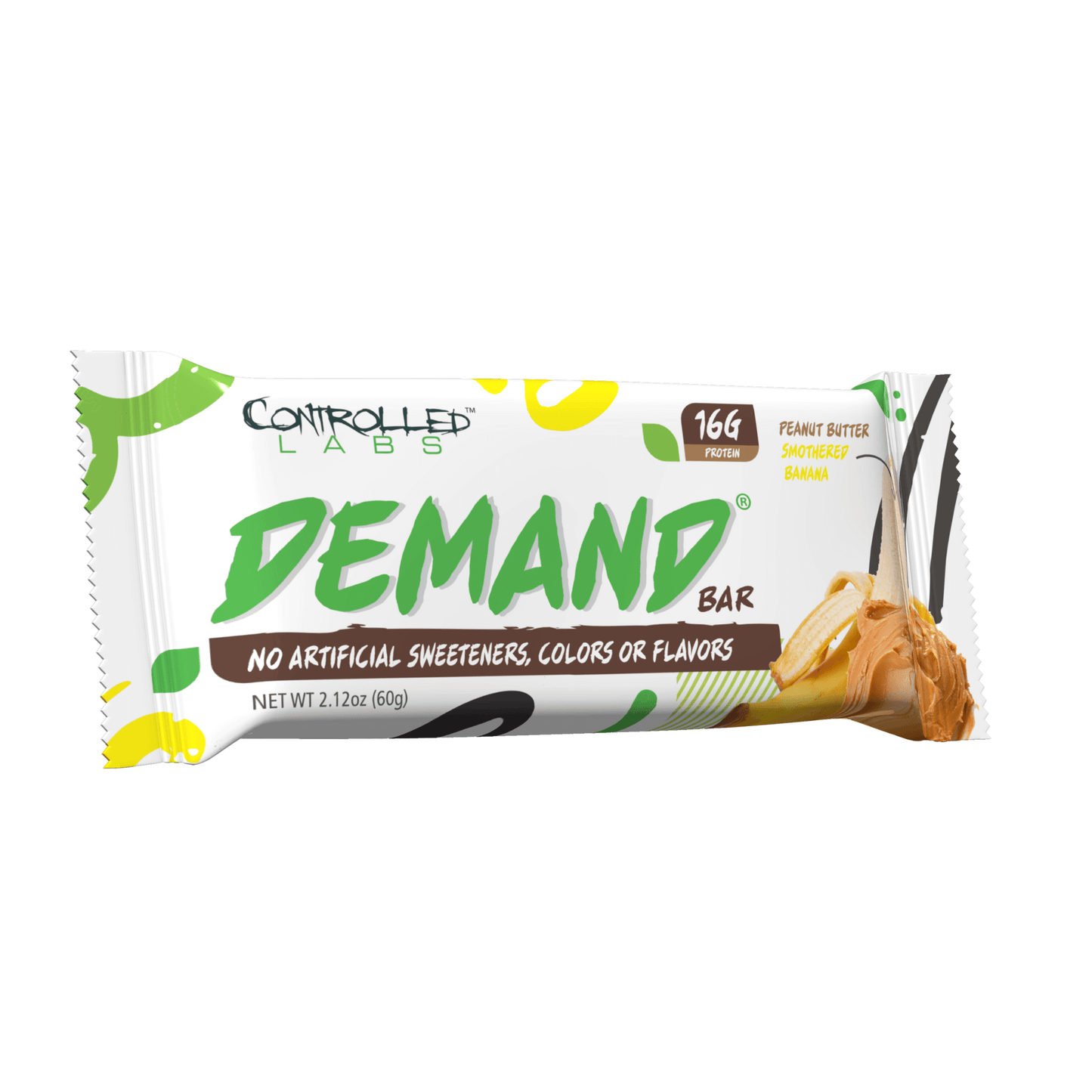 Controlled Labs Demand Protein Bar Peanut Butter Smothered Banana Single Bar