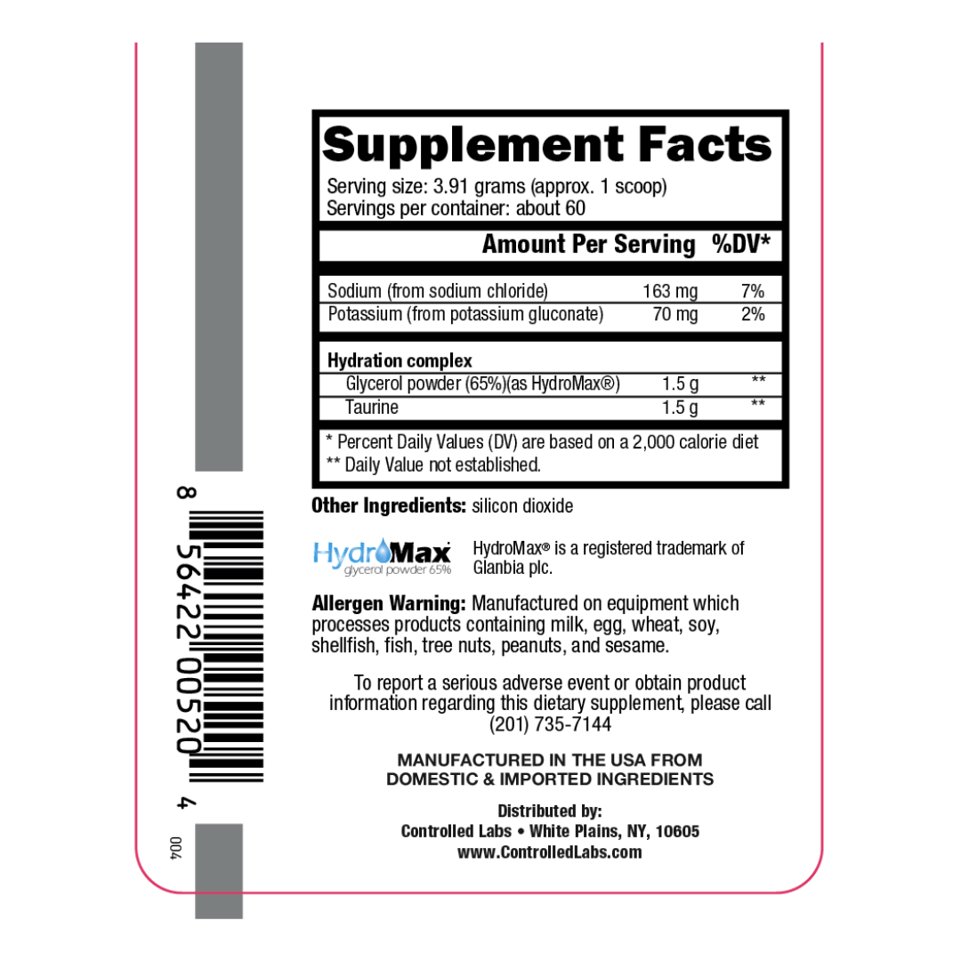 Glycer Grow 2 | Supplement Facts