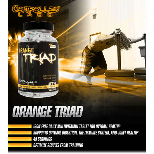 Orange TRIad Daily Multivitamin – Controlled Labs
